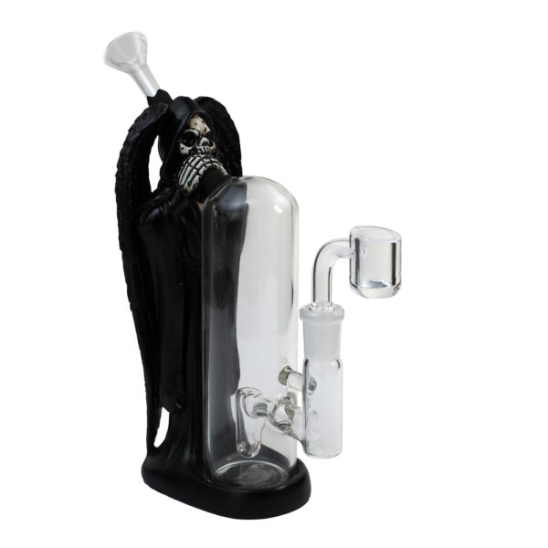 H278 8″ Grim Ripper Skull water pipe - Image 10