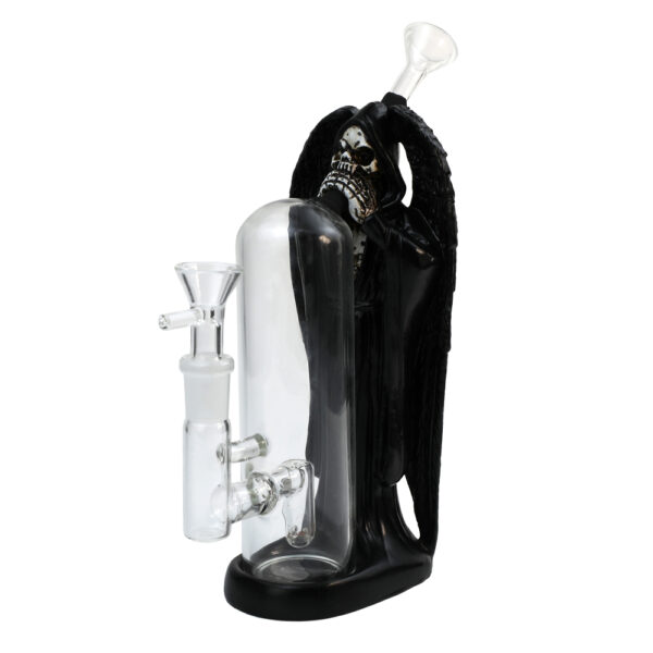 H278 8″ Grim Ripper Skull water pipe - Image 6