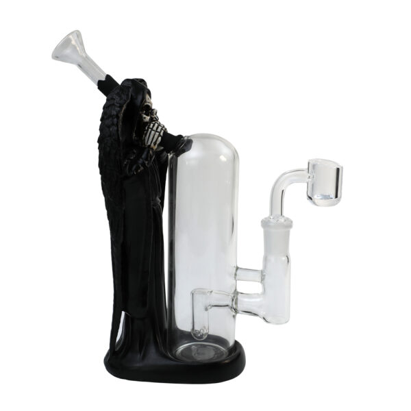 H278 8″ Grim Ripper Skull water pipe - Image 11