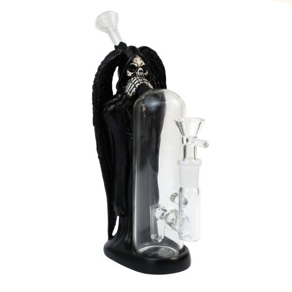 H278 8″ Grim Ripper Skull water pipe - Image 3