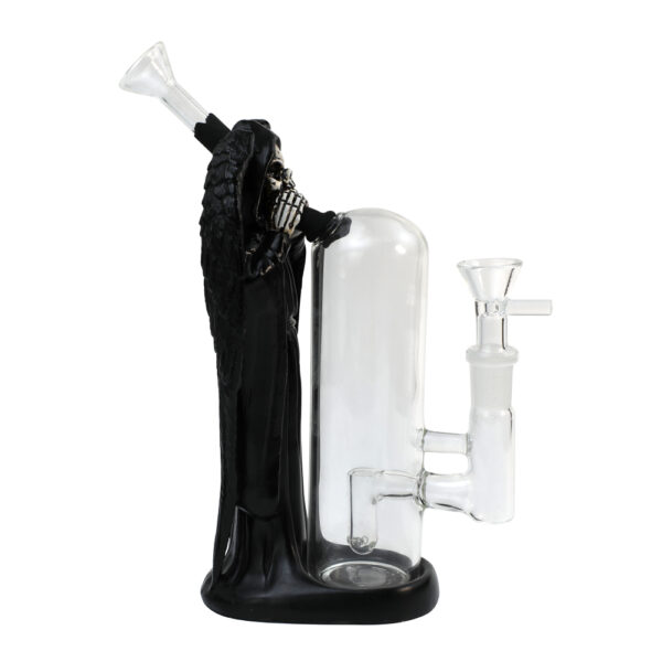 H278 8″ Grim Ripper Skull water pipe - Image 4