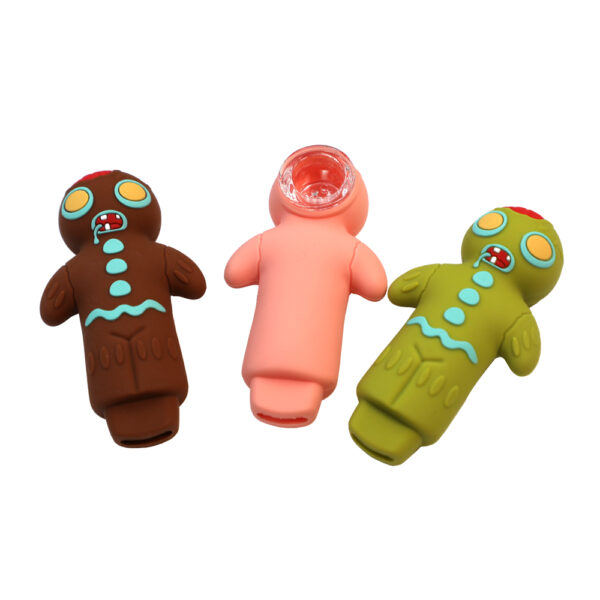 Gingerbread Man Silicone Pipe - Image 8