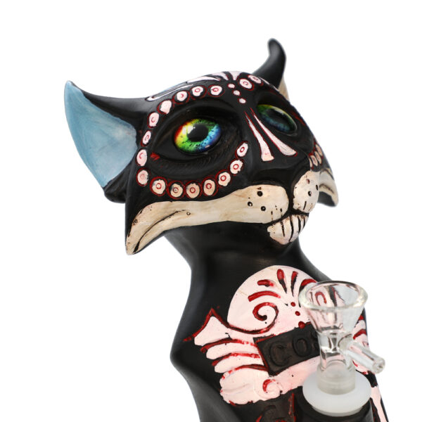 Resin Skull Cat Water pipe - Image 5