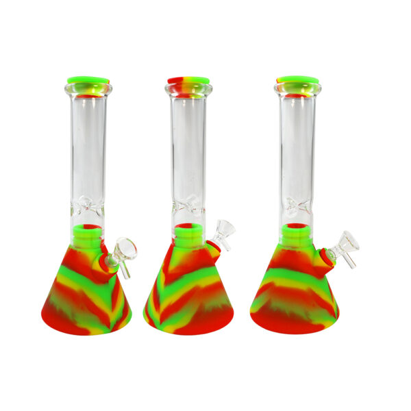 Silicone Glass Beaker bong-Assorted - Image 9