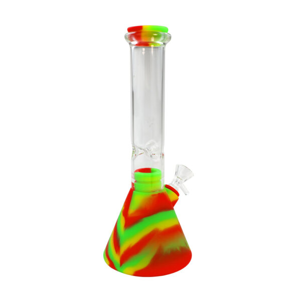 Silicone Glass Beaker bong-Assorted - Image 4