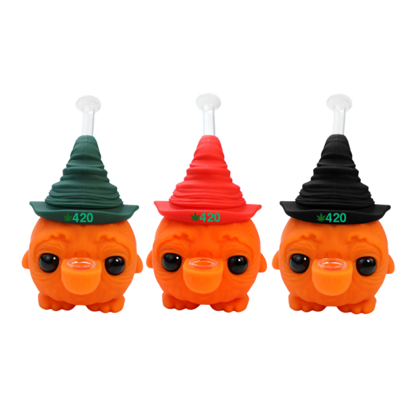 Silicone pumpkin wizard hat water pipe - Image 4