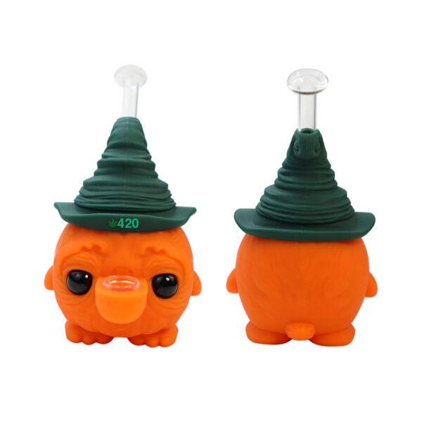 Silicone pumpkin wizard hat water pipe - Image 7