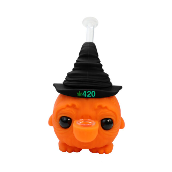 Silicone pumpkin wizard hat water pipe - Image 2