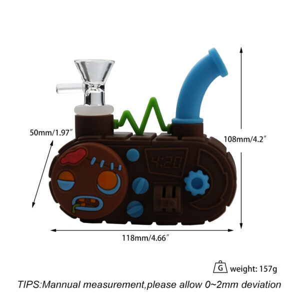 Silicone radio water pipe - Image 11