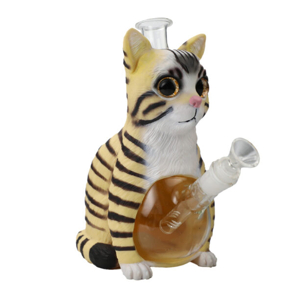 Tabby cat water pipe - Image 2