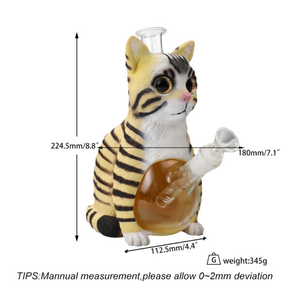 Tabby cat water pipe - Image 6